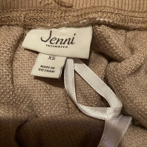 NWT Jenni Jogger Toffee Color Cozy Lounge Pants XS - Picture 7 of 8